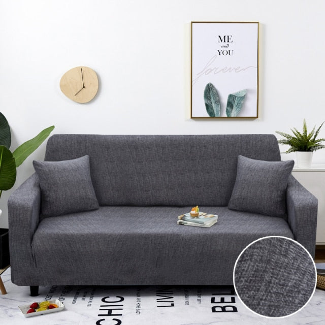 Coolazy Stretch Plaid Sofa Slipcover Elastic Sofa Covers for Living Room funda sofa Chair Couch Cover Home Decor 1/2/3/4-seater